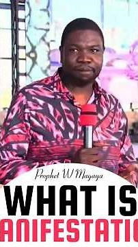 Prophet Magaya explains manifestation and the power of deliverance to bring true spiritual freedom.
