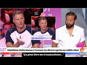 Matthieu Delormeau s’excuse en direct après sa vidéo choc : "Ça peut être un traumatisme"