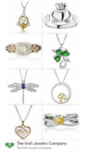 ✨ Discover the magic of Irish heritage, beautifully crafted, ready to ship. At The Irish Jewelry Company, every piece tells a story. From Claddagh rings to Celtic knot necklaces, to unique Irish gifts, each design carries centuries of tradition, meaning, and Irish spirit.