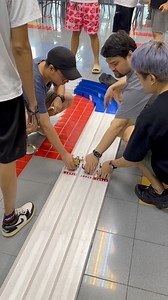 Super fast yellow car! Open class 20k gp on the line tamiya mini4wd race at APEX GLORY Hobby Shop #fblifestyle #competition | Tamiya Newbie PH