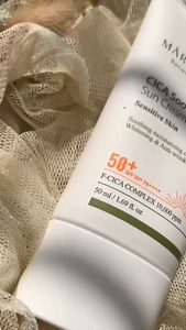 [Mary&May] CICA Soothing Sun Cream SPF50+ PA++++ 1.69 Fl Oz / 50ml | Light Absorption, Non-Sticky SPF, Hydration, No White Cast, Cica Facial, Daily care | Cruelty Free, Vegan