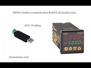 Selec PID500 Modbus communication and Programming | Programming of Temperature controller.