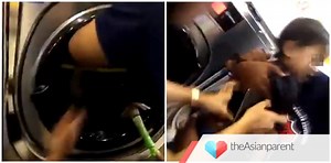 Panic As 3-Year-Old Gets Trapped Inside Washing Machine After Uncle's Joke Goes Wrong | theAsianparent Singapore