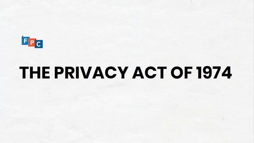 The Privacy Act of 1974