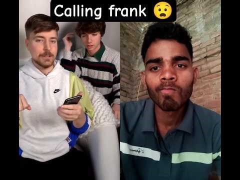 || Frank calling dream #call #mrbeast #viral #funny #shortvideo #reaction #challenge #shorts #comedy