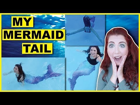 Swimming With My Mermaid Tail For The First Time