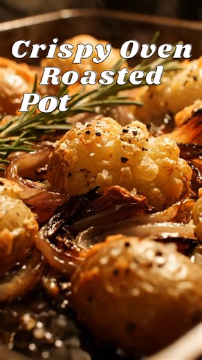 🥔 Crispy Oven Roasted Potatoes & Onions Golden, crispy on the outside and tender inside… these roasted potatoes and onions are the ultimate easy side dish. Simple ingredients, big flavor, and that irresistible caramelized finish. Perfect for weeknight dinners, holiday tables, or alongside your favorite grilled meats. 🛒 Ingredients (Serves 4–6) 2 lbs baby Yukon Gold potatoes, halved 1 large yellow onion, cut into thick wedges 3 tbsp olive oil 1 tsp salt ½ tsp black pepper 1 tsp garlic powder 1 