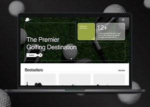 Golf UX/UI, Animated in Figma - Danart Agency