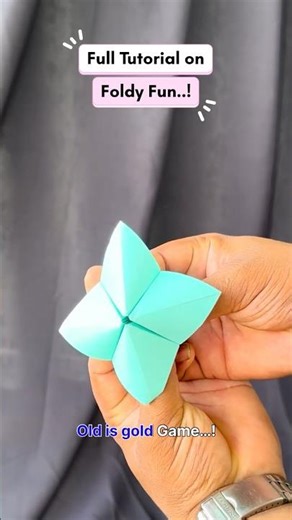 90s Kids Remember This Paper Game! 🤫 #shorts #craft #game