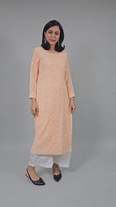 463K views · 1K reactions | Chikankari Embroidery is a traditional hand embroidery style from Lucknow, India. It involves delicate & intricate stitching patterns on lightweight fabrics like cotton, muslin or chiffon. The craft originated during the Mughal era known for its elegance & subtle charm, often used for kurta, saree & dupattas. It’s a perfect blend of art & tradition, making it timeless & versatile. #rajaranicoaching #priyamg #fashiondesign | Raja Rani Coaching | Facebook