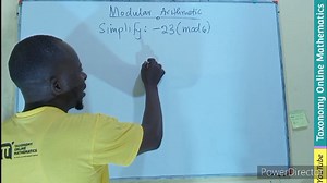 Simplifying Negative Modulus: -23 mod 6 Explained #highlights #followers #highlightseveryone #SPSCAmbassador #modulararithemtics #SDG4QualityEducation #21stdigiskillz | Taxonomy online mathematics