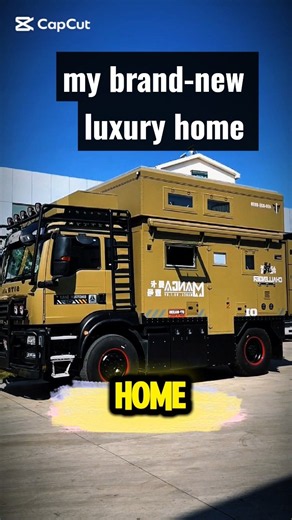 MY 2-STORY RV MANSION ON WHEELS! 🚐✨ #shorts #campervan