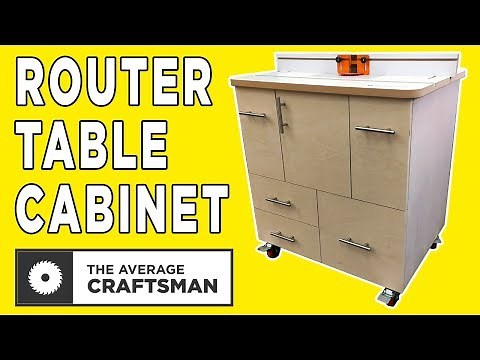How to Build a Router Table Cabinet