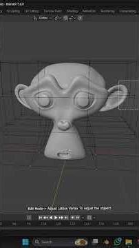 Blender Quick Tip – Control Shape with Lattice