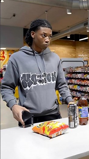 Professional Boxer Presses Cashier! #shorts #gasstation