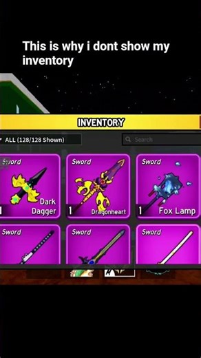 this is why I hide my bloxfruits inventory from everyone #roblox #bloxfruits