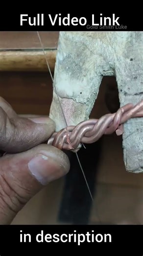 Handmade Copper Cuff Bracelet Tutorial #handmadejewelry #diy #bracelet #jewelry