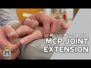 MMT: Metacarpophalangeal (MCP) Joint Extension Manual Muscle Test