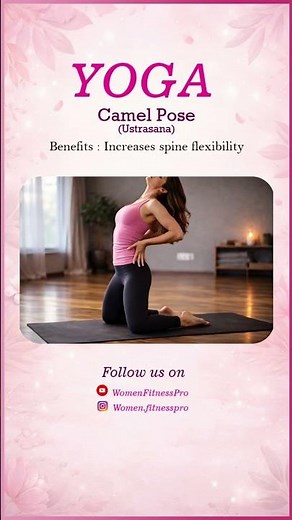 "Camel Pose" | Yoga Workout – Open Chest & Improve Spine Flexibility with Ustrasana