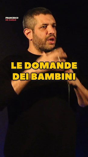139K views · 1.6K reactions | Tutorial: Come gestire i bambini durante la fase dei perché - Istruzioni per l’uso. Registrato al Big Star Comedy Club di Roma #ibambinidecarlo #bambini #bigstarcomedyclub #standupcomedy #standupitalia | Francesco De Carlo | Facebook
