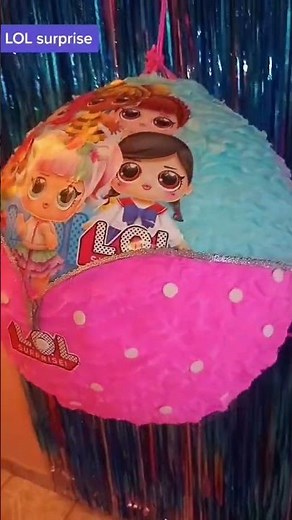 “DIY piñata LOL Surprise 🪅 Ideas fáciles para cumpleaños infantiles”