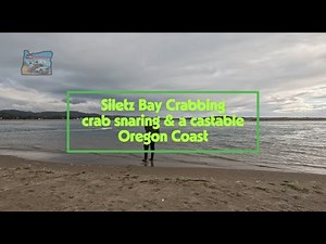 Crabbing with a Snare and a Castable in Siletz Bay Lincoln City Oregon on the Coast