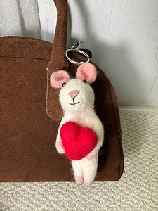 Handmade Felt Guinea Pig Doll Keychain Bag Charm Clothing Accessory - Etsy