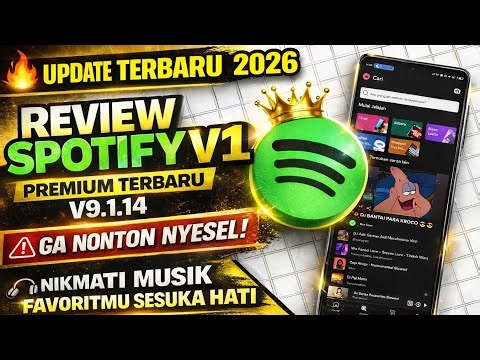 Review Spotify mod apk 2026 premium | spotify mod 9.1.14 terbaru | nikmati music favoritmu + lirik