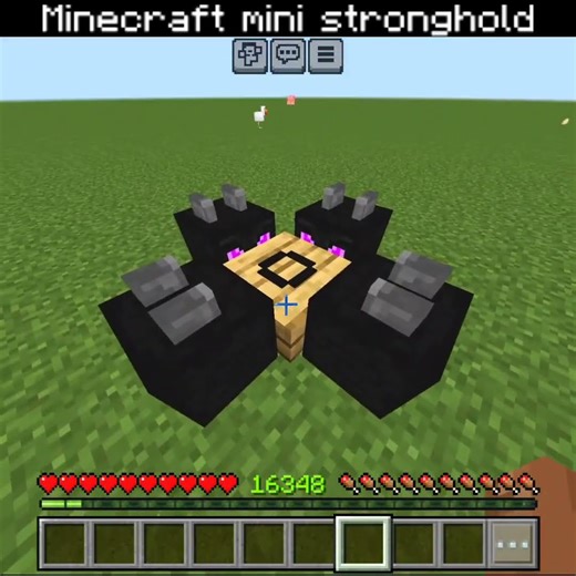 minecraft mini stronghold #shorts #minecraft #edit
