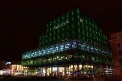 Library lit up as city prepares for cherished tradition