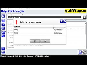 Renault Megane Clio 1.5 Dci Injector coding
