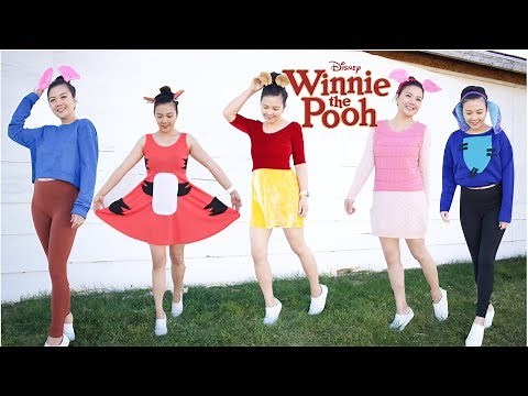 Winnie the Pooh and Family/Pooh,Piglet,Tigger,Eeyore,Roo/Group Costume Pearl Yao