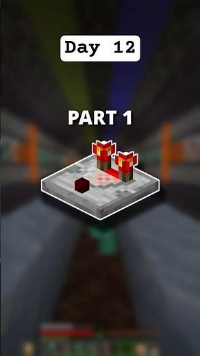 Day 12 of Redstone Basics - The Comparator (pt. 1)