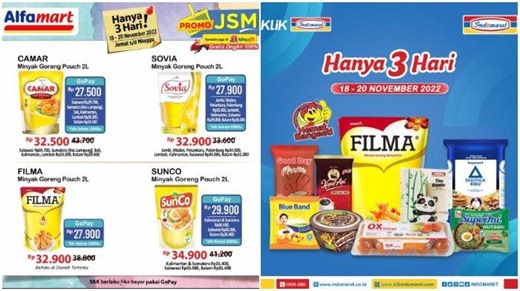 Promo Alfamart dan Indomaret Hari Ini, Minggu 20 November 2022: Diskon Beras hingga Detergen - Tribunnews.com