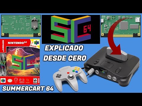 SUMMERCART 64 - TUTORIAL/REVIEW, el MEJOR CARTUCHO FLASHCART de CÓDIGO ABIERTO para NINTENDO 64/64DD