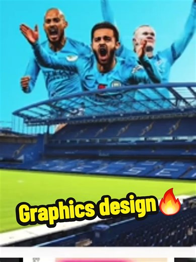 easy football graphics done with canva #graphicdesign #tutorials #footballtiktok #mancity