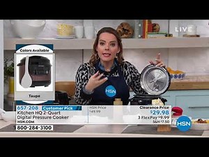 Kitchen HQ 2Quart Digital Pressure Cooker