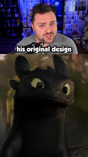 Josh Beaty on Instagram: "when Toothless was almost different #dreamworks #howtotrainyourdragon #animation"
