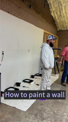 How to Paint a Wall Like a Pro: Step-by-Step Guide for Beginners #fyp #DIYPainting #HomeImprovement, #interiordesign, #construction | The Home Building and Remodeling Show