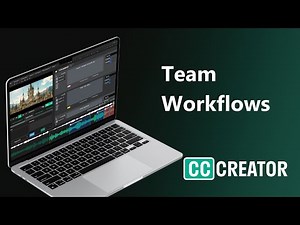 Team Workflows in Closed Caption Creator