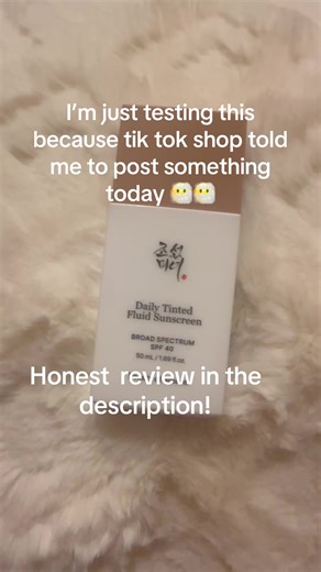 Honest review!! This is honestly one of the lightest sunscreens I’ve ever had. All the others I tried were thick or super creamy but this one feels different, really light and refreshing. It gives me just a little bit of coverage on my face, nothing heavy or greasy. I’ve never owned one this good before. If you want something that’s easy and light, check out the orange cart 🛒