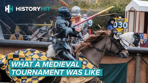 We experienced a real medieval knight jousting tournament!