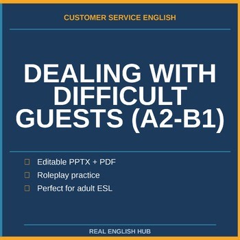 Difficult Guests | ESL Speaking A2–B1 | Role Play