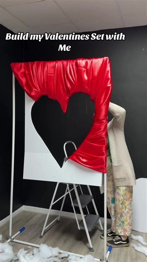 Valentine's Set Building for Photography