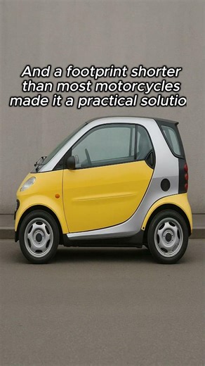 The Tiny Car That Changed The City #automobile #history #smart #car #facts #carshorts #viral