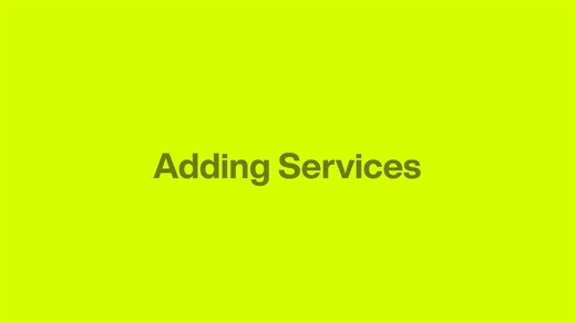 Adding-Services