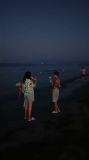Moonlight on the Sea 🌙 | Paralia Katerini, Greece
