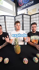 Which fruit will explode first? #fruits #challenge | Jesser