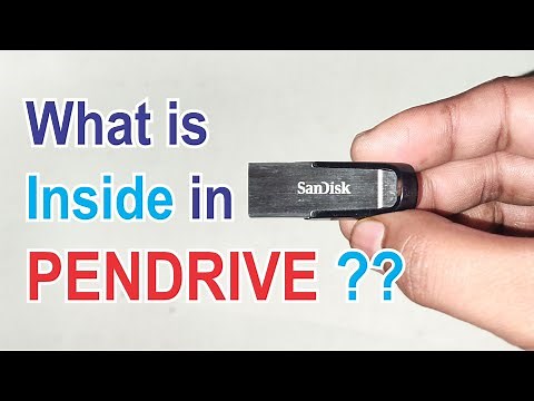 What is inside in pendrive || How to open sandisk ultra flair easily