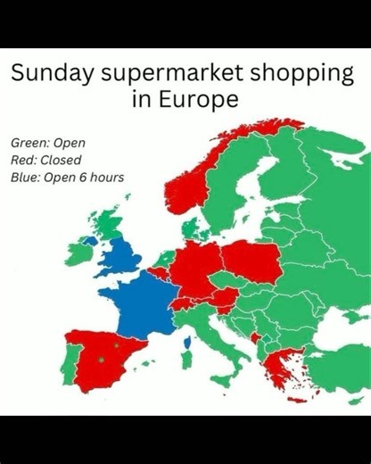 🛒 DON’T Go Shopping on Sunday in These Countries!😱